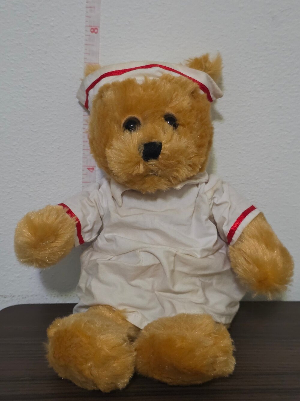 vintage Plushland "Warming Hearts" Nurse Teddy Bear